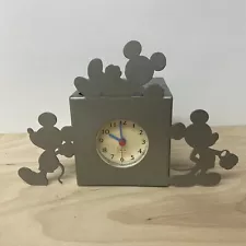 Walt Disney - Michael Graves - Mickey Mouse Silhouette Cube Clock (2001 Target)