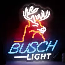 Deer Head Beer Neon Sign USB Power Business Sign For Man Cave Bar Pub Wall Decor