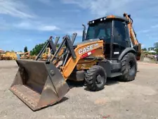 2020 Case 580 Super N 4WD Backhoe Wheel Loader Tractor Cab A/C E-Stick bidadoo