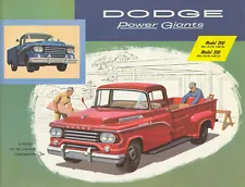 1958 Dodge Power Giants Models 200 300 Trucks Vintage Sales Brochure Models