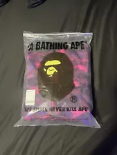 Bape Hoodie Purple Size Large Brand NEW