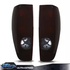 Black Smoke Tail Lights Brake Lamps Fit For 2004-2012 Chevy Colorado GMC Canyon