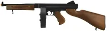 Auction VOL Well Thompson M1A1 AEG Electric Airsoft Gun Tommy Gun Wood Color