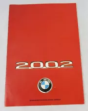 1975 BMW 2002 Sales Brochure Catalog