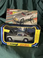 CORGI TOYS Aston Martin 007 James Bond Car DB5 1/36 Minicar USED Made in England