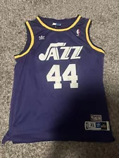 UTAH JAZZ / ADIDAS - PISTOL PETE MARAVICH Stitched HARDWOOD CLASSICS XL Jersey