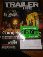 Trailer Life Magazine September 2020| Going Retro Shasta Camper, Free Shipping!