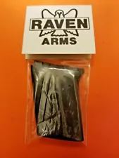 Raven / Phoenix Arms MP25, MP-25, P25, P-25 Black Grooved Grips (Sliding Safety)