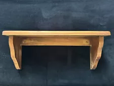 Rustic Wooden Wall Shelf