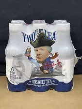 Vintage Rush Limbaugh 'Two if by Tea' 6 Pack Bottles Unsweet Tea NEW Sealed