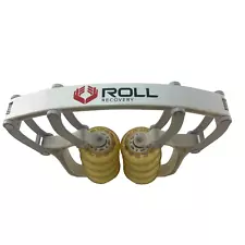 New Unused ROLL Recovery R8 White with Grey Deep Tissue Massage Roller