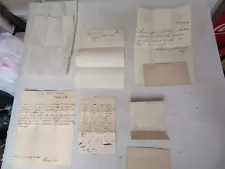 6 OLD LETTERS 5 FROM 1890'S