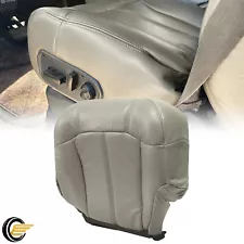 For 1999 2000 01 2002 Chevy Tahoe Suburban Driver Bottom Seat Cover PEWTER Gray