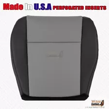 2008 - 2010 For Jeep Grand Cherokee Laredo Driver Bottom Perf Leather Cover Gray