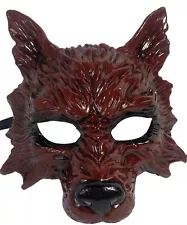 Halloween Wolf Adult Mask Steampunk Cosplay Venetian Masquerade Animal Costume