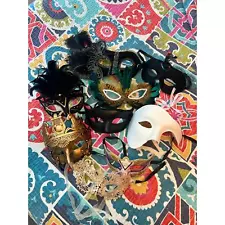 Masquerade Party Masks 9 Different Masks Perfect for Decor Use