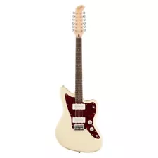 Squier Paranormal Jazzmaster XII 12-String Electric Guitar Olympic White