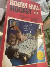 Vtg Bobby Hull Hockey Game Tabletop 1960s Toronto Montreal Maple leafs Complete