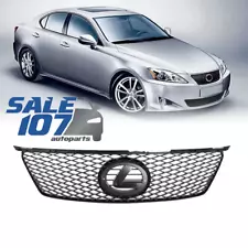 For 2006-2008 Lexus IS250 350 ISF IS-F Style Front Bumper Hood Mesh Black Grille (For: 2006 Lexus IS250)