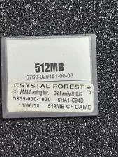 WMS BB1 Slot Machine CRYSTAL FOREST Original Software CF Card