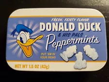 Disney Donald Duck peppermints tin