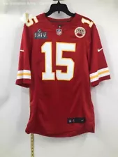 Nike Mens Red Kansas City Chiefs Patrick Mahomes #15 NFL Football Jersey Size S