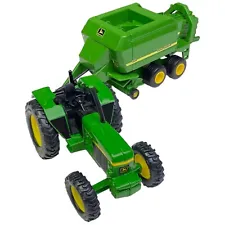 ERTL John Deere 3350 Tractor and Series 100 Square Baler 1/32 Scale Farm Toys