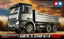 New Tamiya 1/14 R/C Mercedes Benz AROCS 3348 6X4 Tipper Dump Tractor Truck 56357