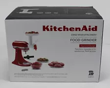 KitchenAid Mixer Attachments - Meat Grinder + Fruit Veg Strainer KSMFGA/KSMVSP