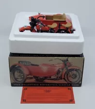 Harley Davidson Black 1933 Sidecar Base and Coin Bank 99199-93V Limited Ed. Red