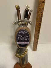 OMMEGANG GAME OF THRONES 7 KINGS TAKE THE BLACK draft beer tap handle. NEW YORK