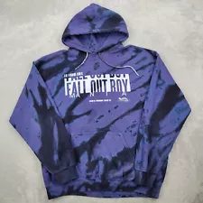 Fall Out Boy Hoodie Men Large Sweater Sweatshirt Concert Tour Fest Tie Dye Mania