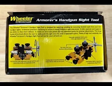 Wheeler Engineering Armorer's Handgun Sight Tool Precision Gunsmith #710905