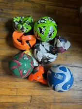 Lot Of 9 soccer balls Size 5 Great Condition