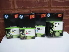 NEW HP 920XL Ink Cartridge 4-Pack for Officejet 6000 6500 7000 7500 - SALE