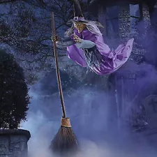 Halloween Animated Hovering Witch Animatronics Halloween Decorations Outdoor hot