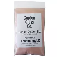 Gordon Glass® Cerium Oxide High Grade Polishing Powder - 8 Oz