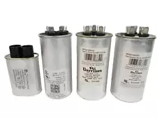 4 Motor Run Capacitors (3x) 35uf+5uf 370V; (1x) 1uf 2,100V HVAC Parts (READ!)