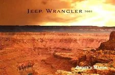 Jeep Wrangler 2001 Maintenance/Owners Manual Book