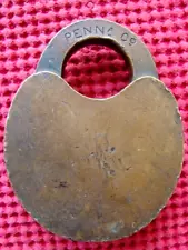 Penna Company Railroad Lock Wilson Bohannan Vintage Brass Railway Padlock No Key