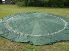 Military T-10 Main Parachute Canopy lines cut just below netting