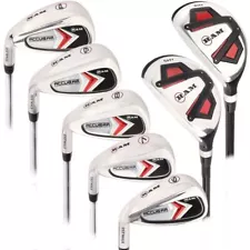 Ram Golf Accubar Mens Left Hand Graphite/Steel Iron Set 6-PW - HYBRID INCLUDED