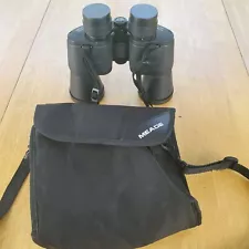 Meade Travel View Binoculars 10x50 With Case 367 Ft / 1000 Yards + Lens Covers