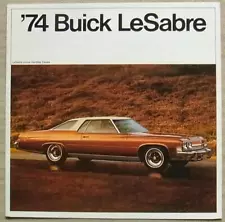 BUICK LESABRE USA Car Sales Brochure For 1974