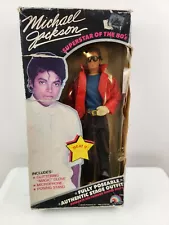 Michael Jackson Doll LJN 1984 Beat It Outfit Superstar Of the 80s Dmged Open Box