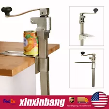 Commercial Steel Restaurant Food Big Can Opener Manual Table Mounted Heavy Duty