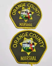 2× Orange County California Marshal Police Patch