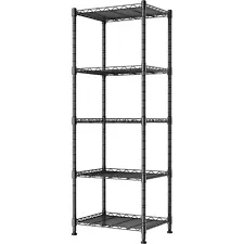 5-Wire Shelving Metal Storage Rack Adjustable Shelves, Standing Storage Shelf...