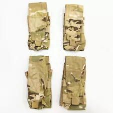 EMDOM USA Set of Four Rifle Magazine Flap Pouches MultiCam MOLLE PALS