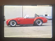 Shelby Cobra (Replica)?- Ektachrome 35mm Slide - Red- 1970s Detroit MI Auto Show